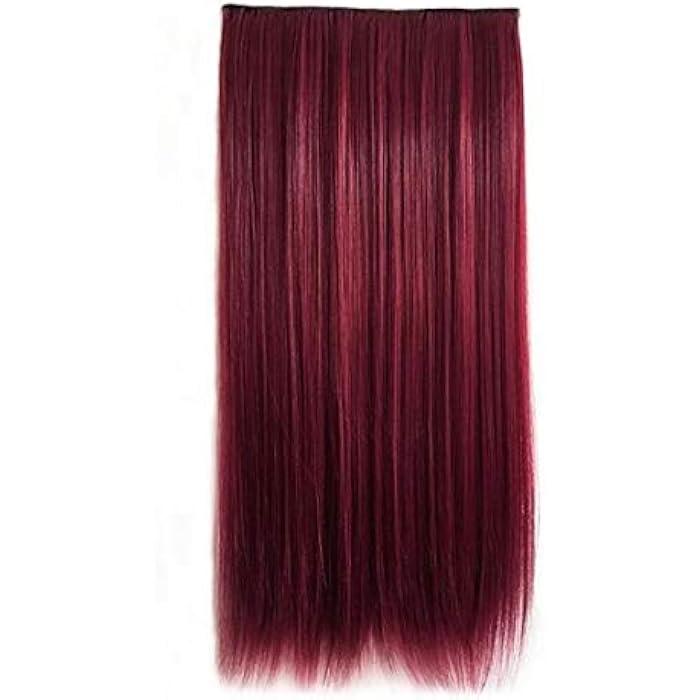 DILLARDS Heat Resistant Synthetic Hair Extension - Red, H157 - Image 5